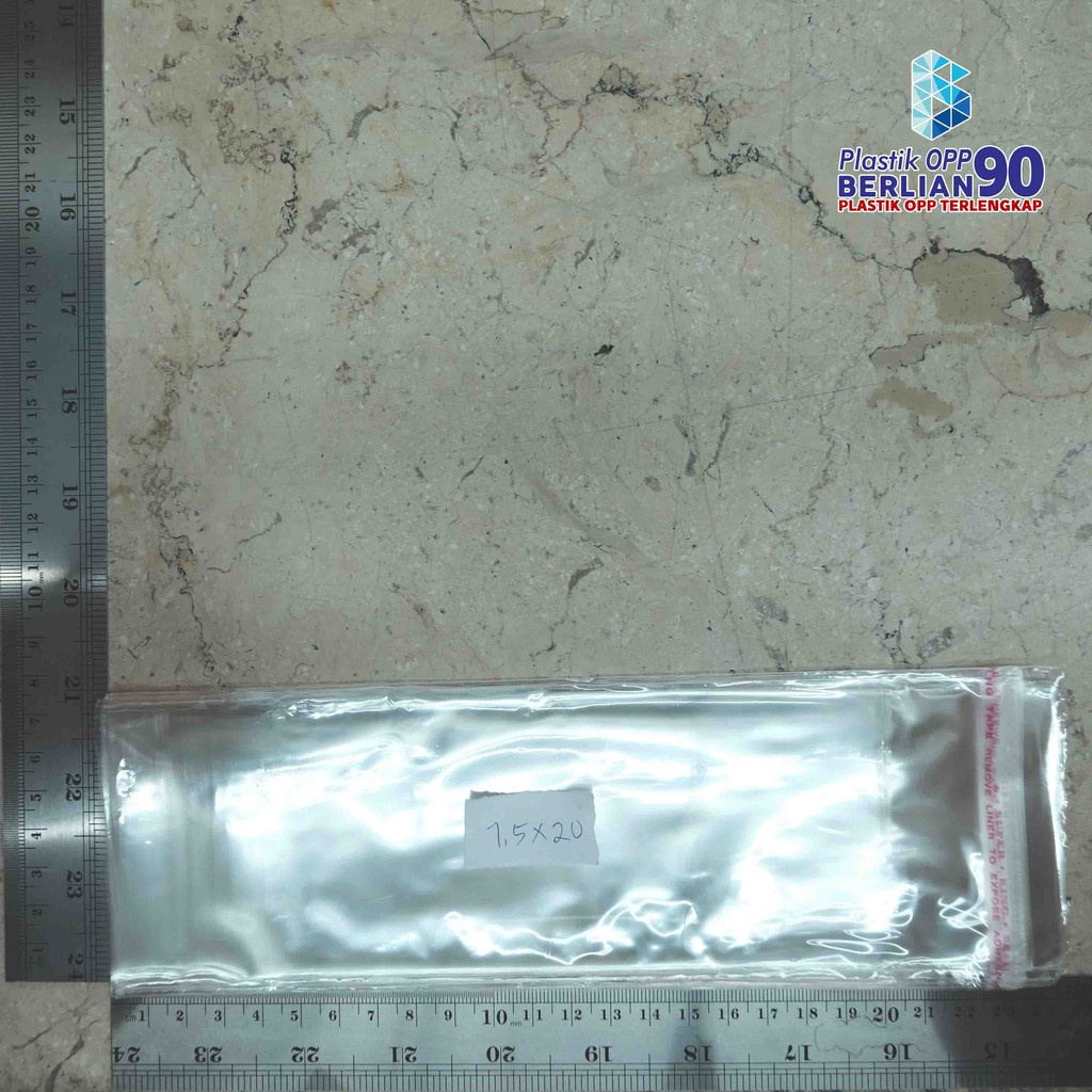 

Plastik OPP 7,5 X 20 CM 18 MIC 100LBR