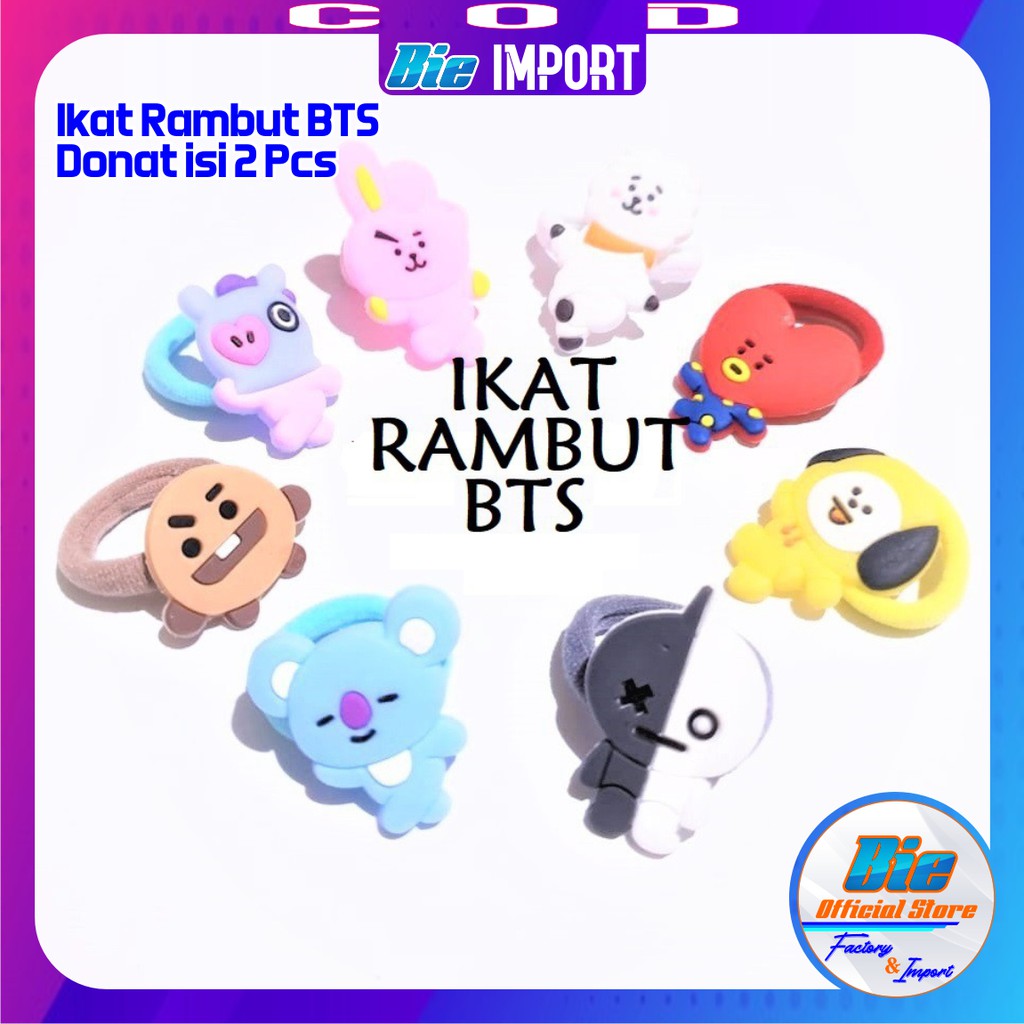 Ikat Rambut BTS Korea Impor Best Seller