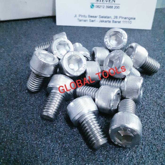 e4701ff Baut L Ss M10 X 20 Baut 14 Drat Kasar Baut Stainless 304 10 X 20 A2-70 Fe02F0