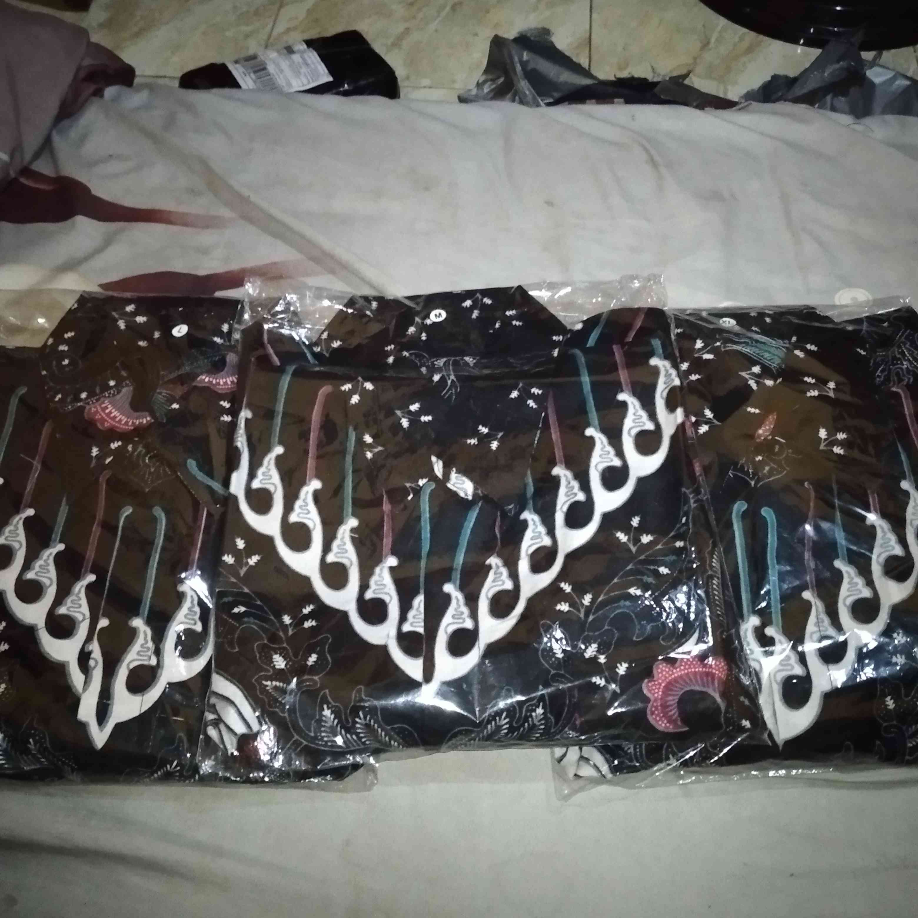 Batik Couple Keluarga Sania Ruffle Ori Ndoro Jowi Dnt Kupu Kupu Abu