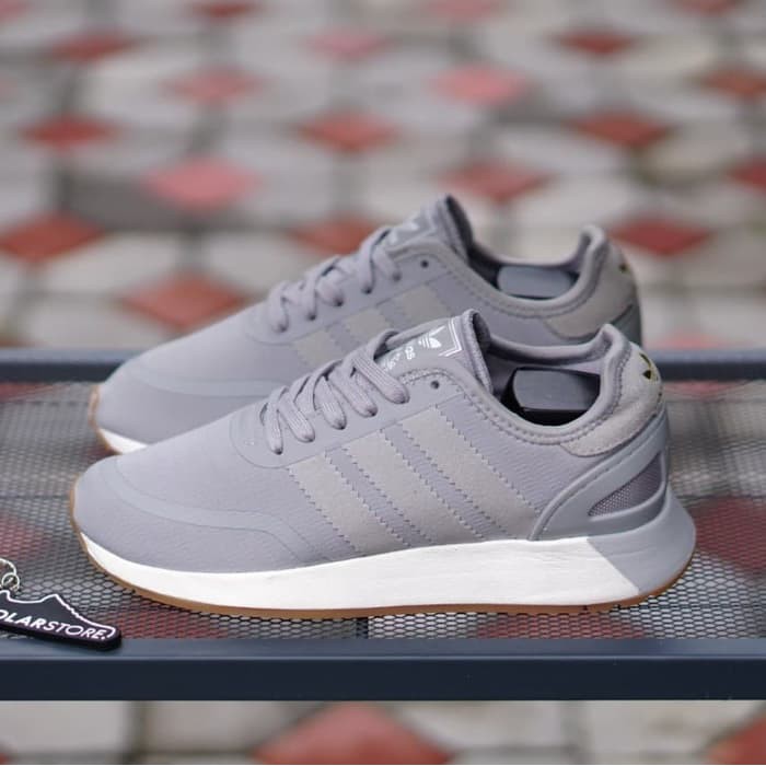 ORIGINAL sepatu Adidas N-5923 Iniki grey white gum sole