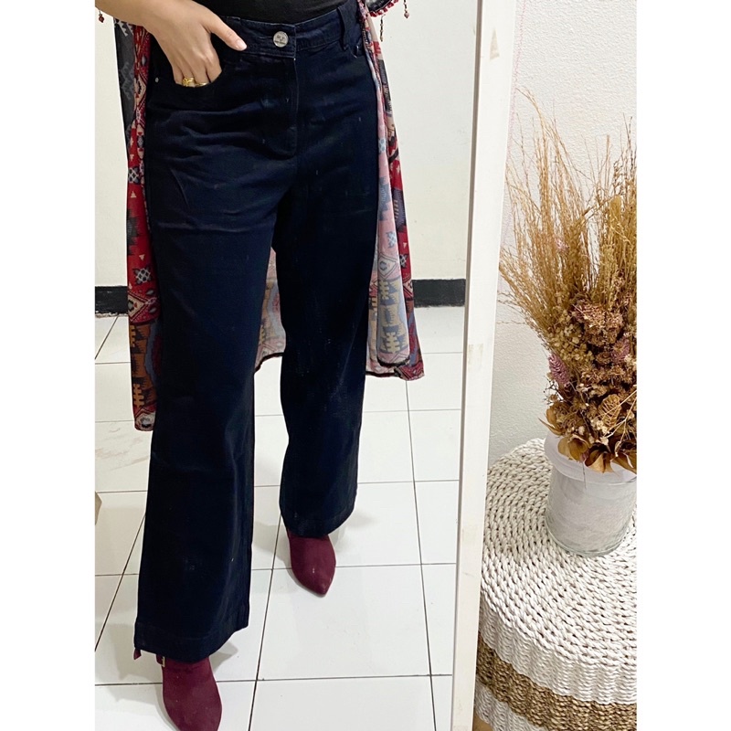 kulot jeans / kulot jeans model lurus