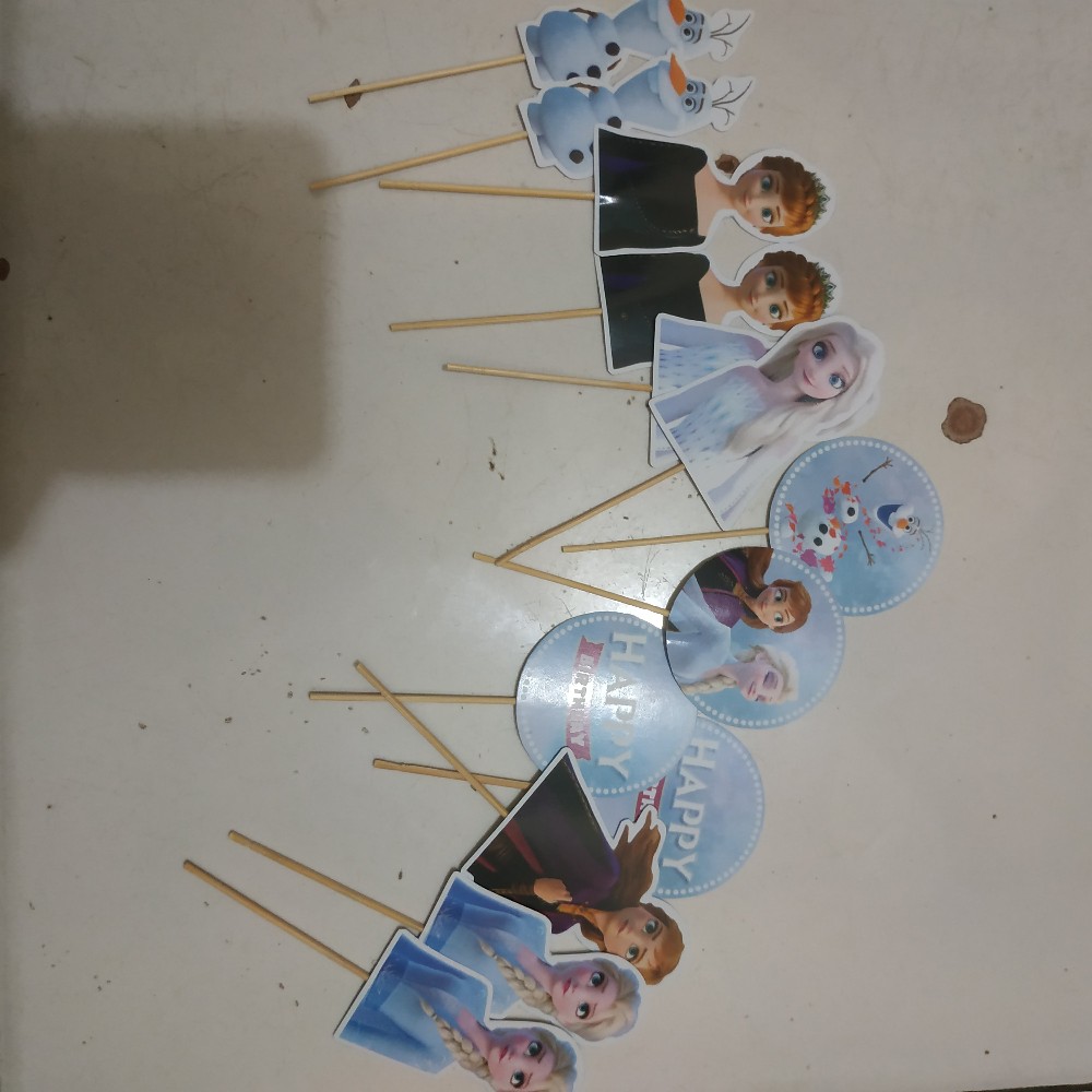 Cupcake Topper Frozen / Frozen 2