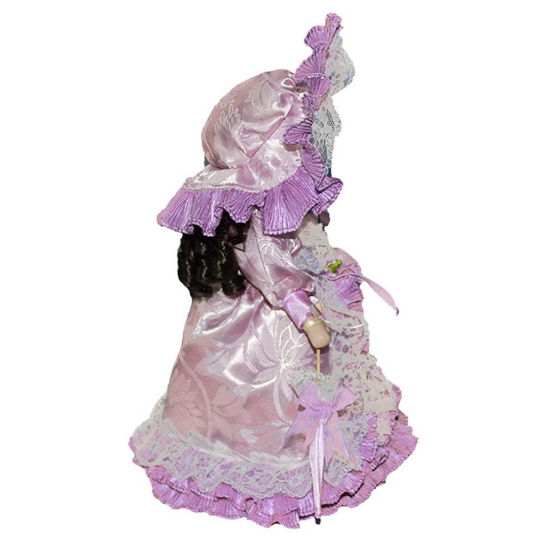 Mary 12in Porcelain Girl Untuk Boneka Vintage Victoria Lady for w/Stand &amp; Outfit Compatible for w/House Collection for Do