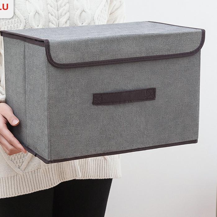 ✯ Halu Storage Box 2 in 1 Kotak Organizer Penyimpanan Multifungsi Tempat Penyimpanan Pakain Buku Mai