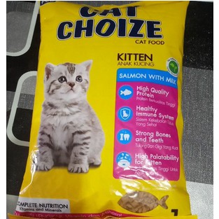 CAT CHOIZE KITTEN 1kg TUNA MILK MAKANAN KUCING