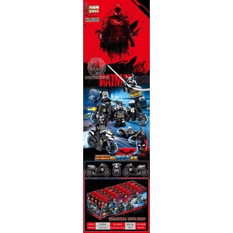 Batman Figure Bricks with Batpod and Batcycle  HJLEPIN 6989 set 8 (1-8)