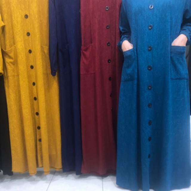 Feril Maxy - Jaguar Dress / Gamis Kaos Brukat Jumbo Busui LD110 XXXXL Arabian Brukat / R.13 - 151-5043