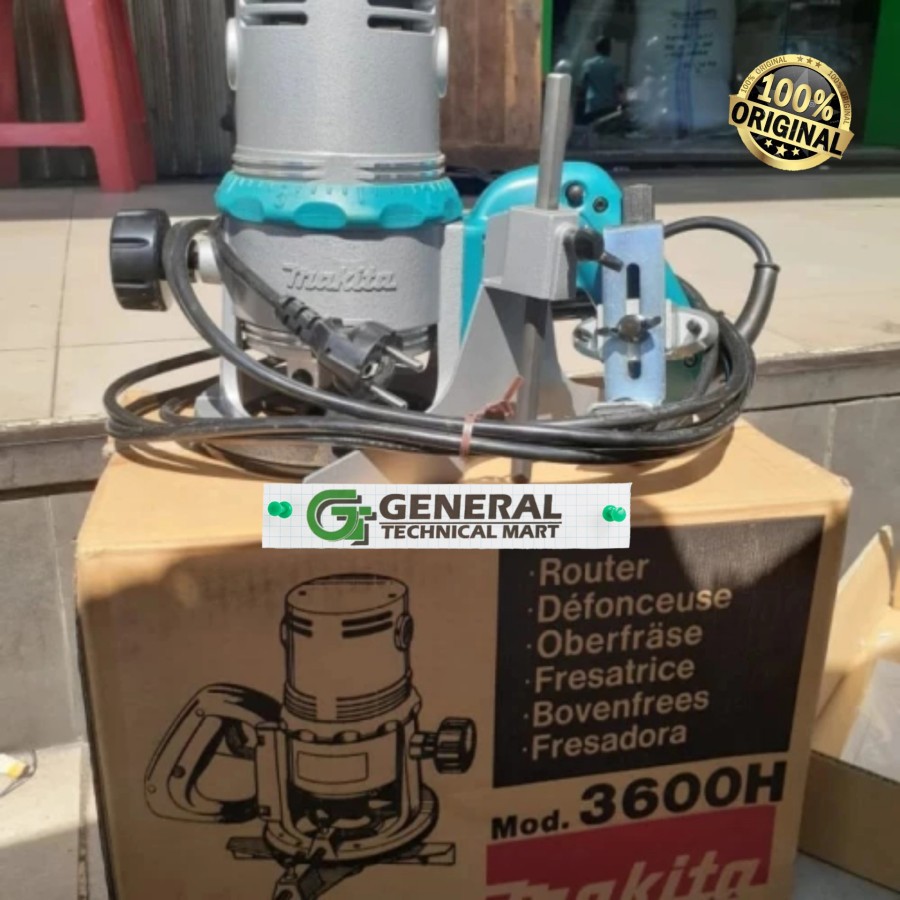 ROUTER TRIMMER MAKITA MADE IN JAPAN 3600H 3600 H