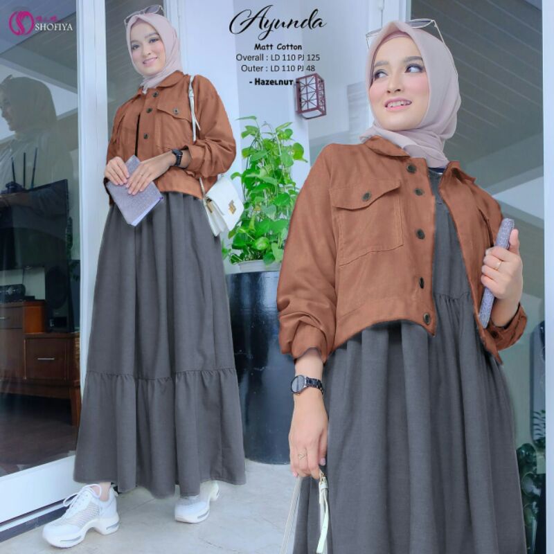 AYUNDA & SENJU Set Ori by Shofiya-Hazelnut