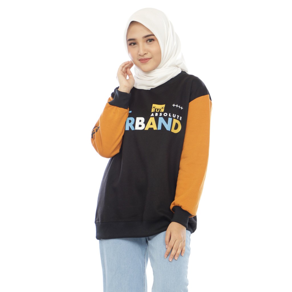 X Urband Sweater Wanita Zerkia Crewneck A111