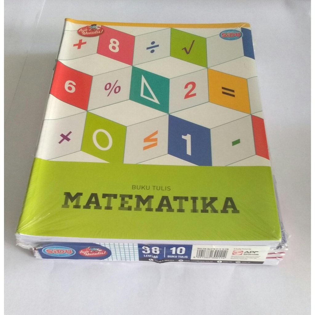 

Buku Tulis SiDu Strimin (Matematika)38 (Pak)