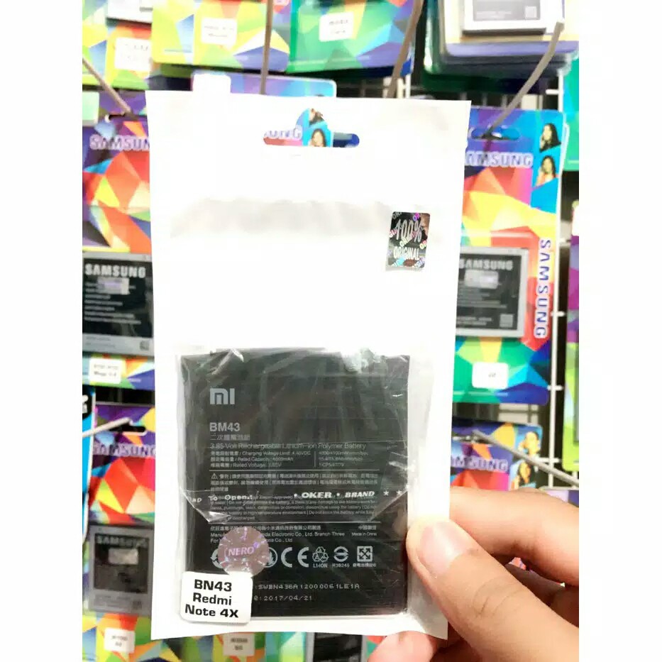 BATERAI XIAOMI REDMI NOTE 4X ORIGINAL BATRE 100%