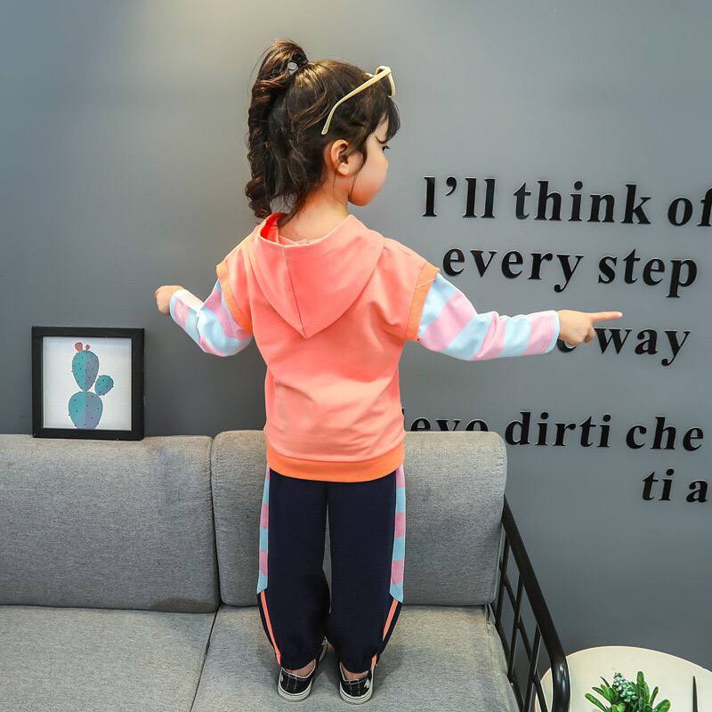 Promo !! setelan anak cewek lucu termurah /  setelan ready bear colour import sz uk 1-2th