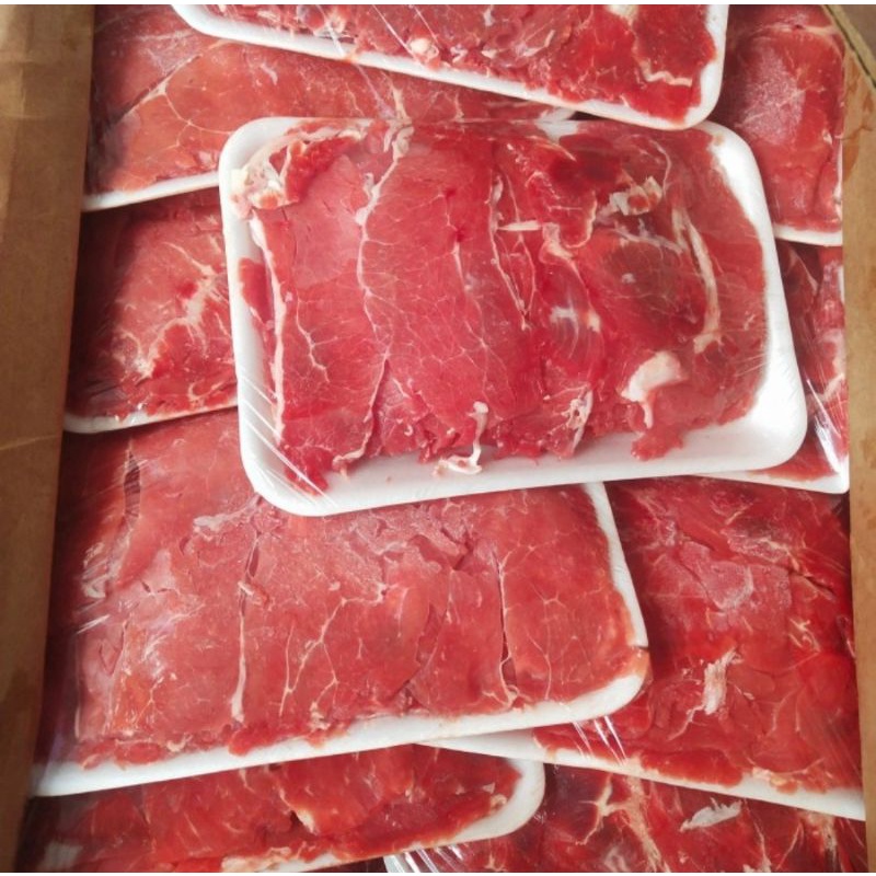 

Beef slice low/non fat 250/500 gr