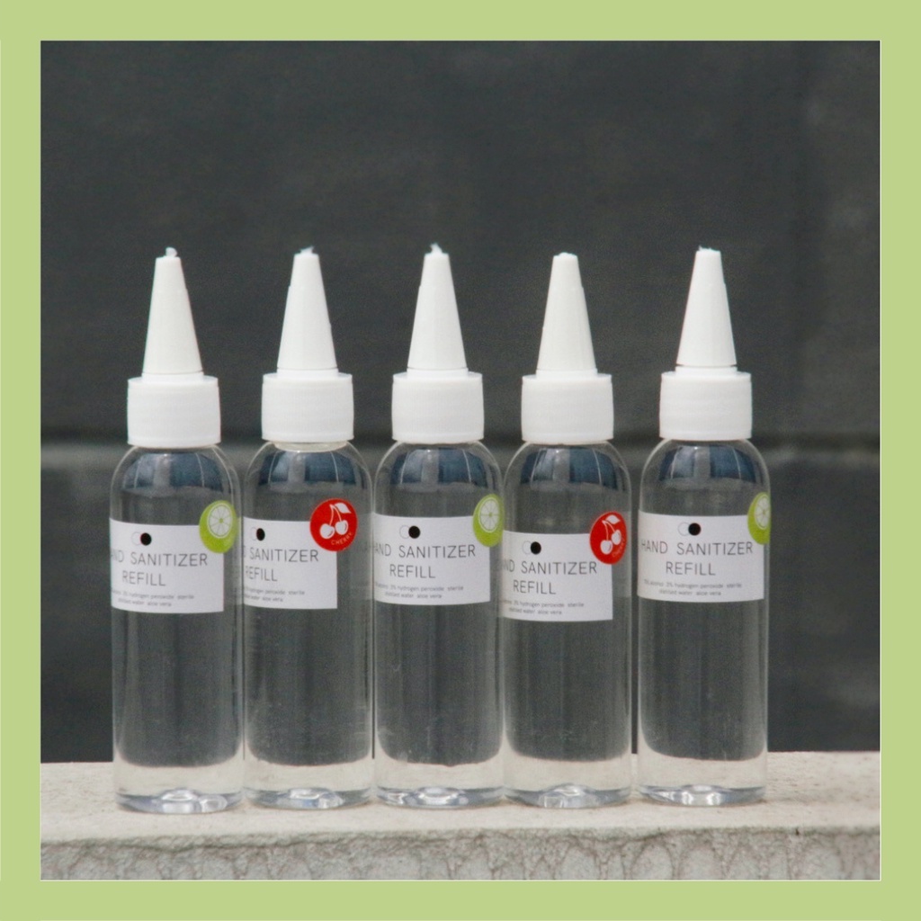 REFILL Hand Sanitizer Baden.id isi ulang cairan handsanitizer wangi cherry lime murah aesthetic keru