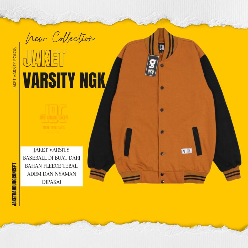 VARSITY JAKET / JAKET VARSITY PRIA / JAKET BASEBALL POLOS
