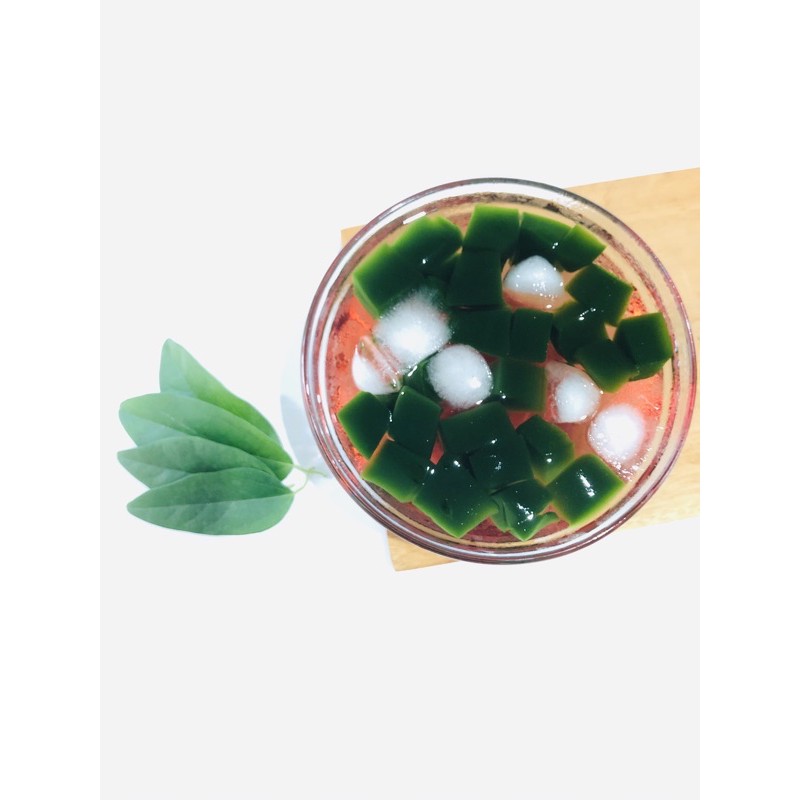 

(sold - habis ditebang belom tumbuh lagi) cincau hijau olahan 1000gr