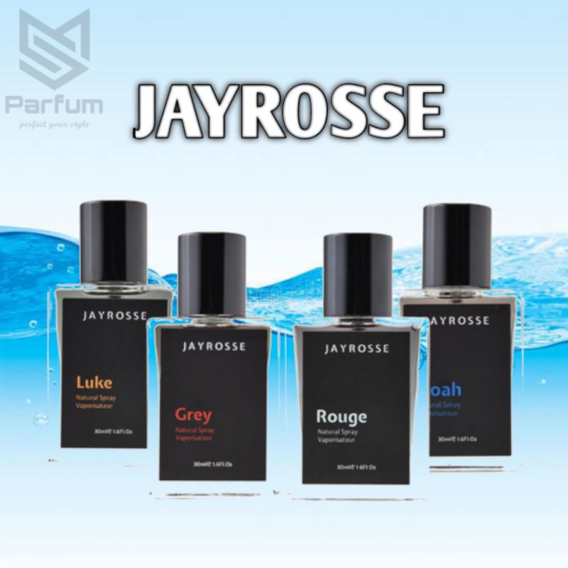 (REALPICT) Parfum JAYROSSE GREY/Parfum Viral/Parfum Unisex/KualitasTahan lama/Non Alkohol