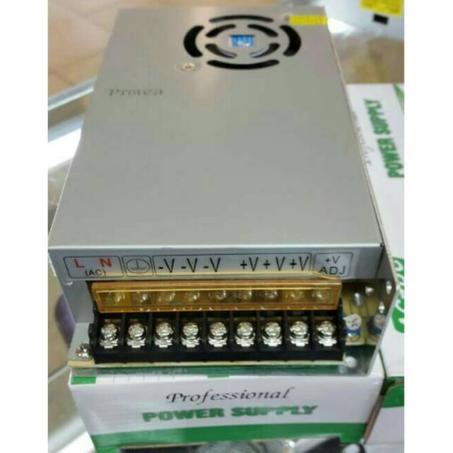 POWER SUPPLY 20A ADA KIPAS PENDINGIN SUPAYA GAK PANAS