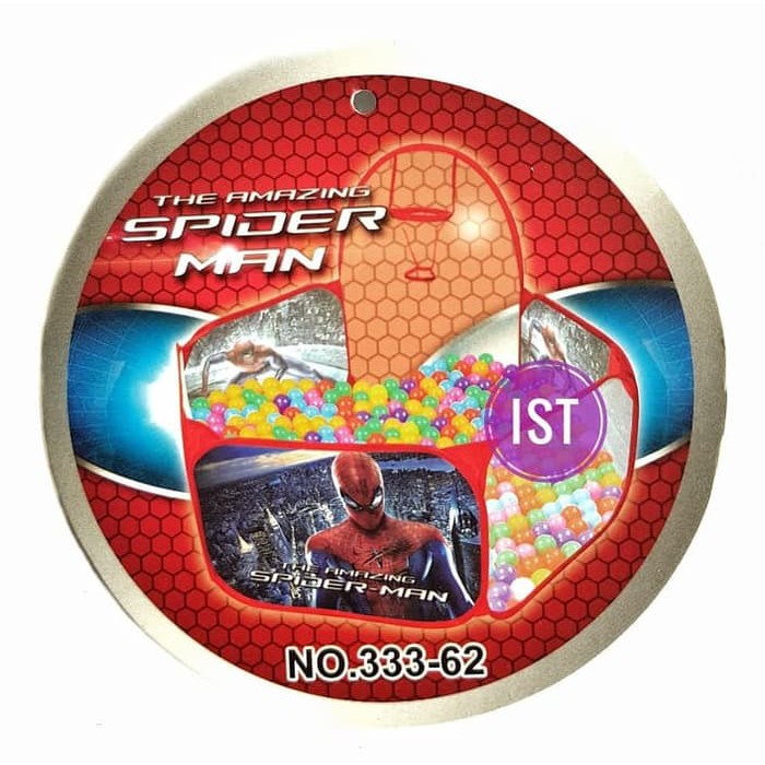SY - TENDA KERANJANG MANDI BOLA SPIDERMAN - TENDA ANAK MANDI BOLA