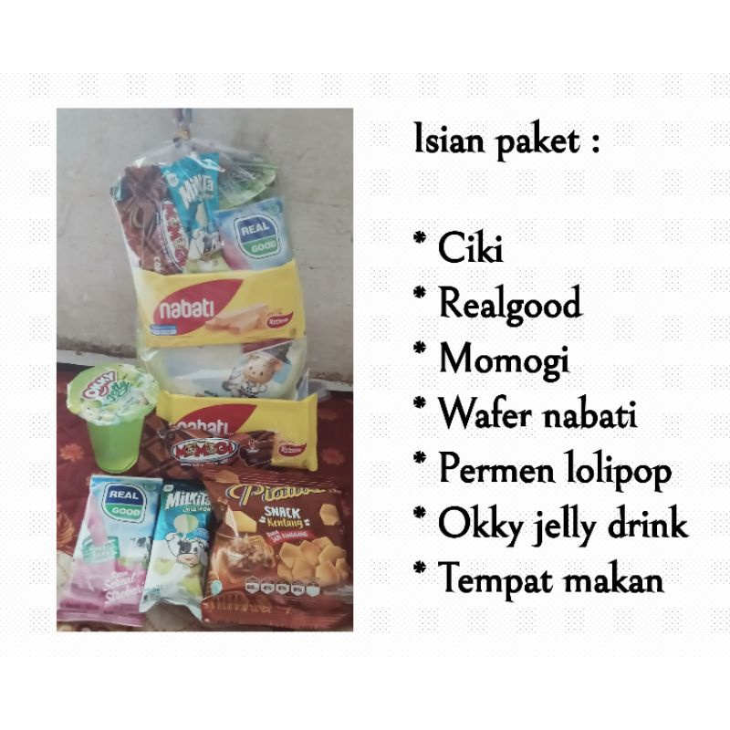 

paket Snack ulang tahun anak