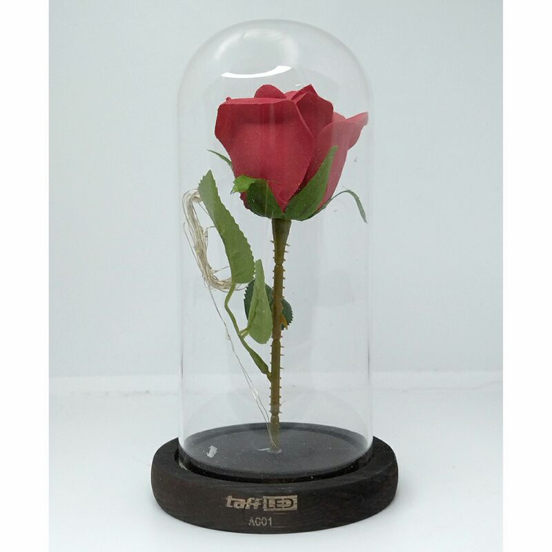 Bunga Mawar lampu Hias LED Dekorasi Beauty And The Beast Rose - AC01