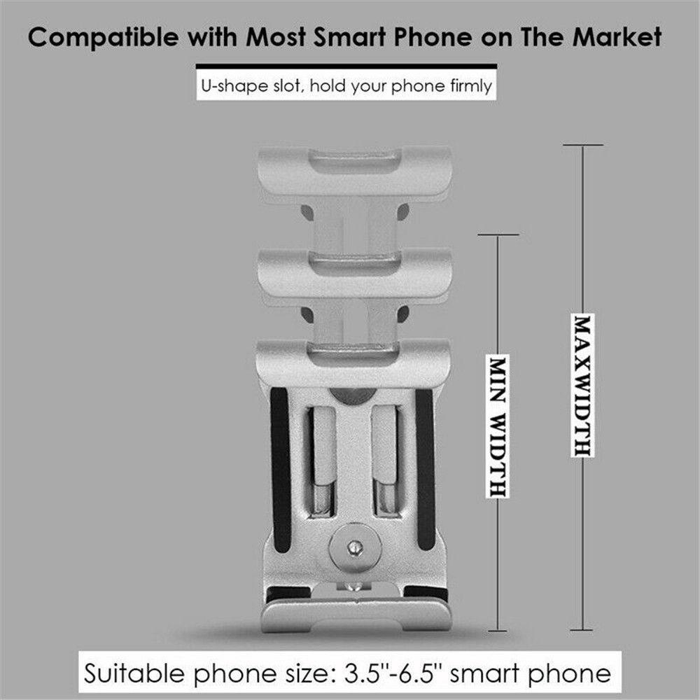 Chookyy Aluminium Alloy Phone Mount Portable Non-slip Metal Penyangga Ponsel