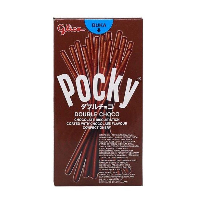Jual Pocky Double Cokelat Biscuit Stick 47 G Shopee Indonesia