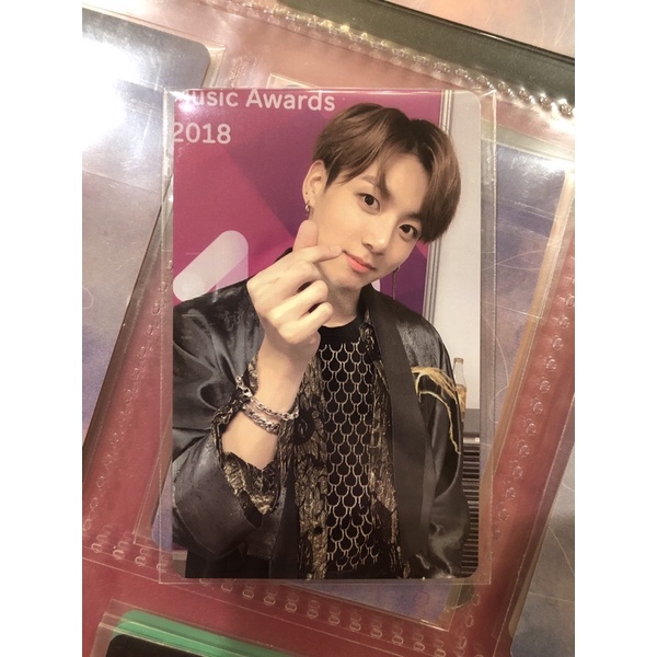 Official BTS Jungkook Br18 Memo18 Memories 2018 Bluray Photocard
