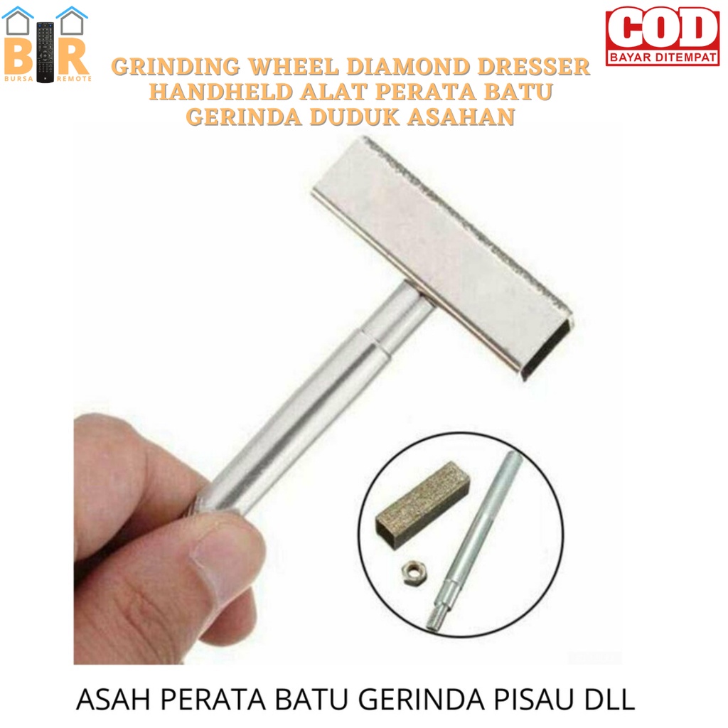 Grinding Wheel Diamond Dresser Handheld Alat Perata Batu Gerinda Dudukan Asahan