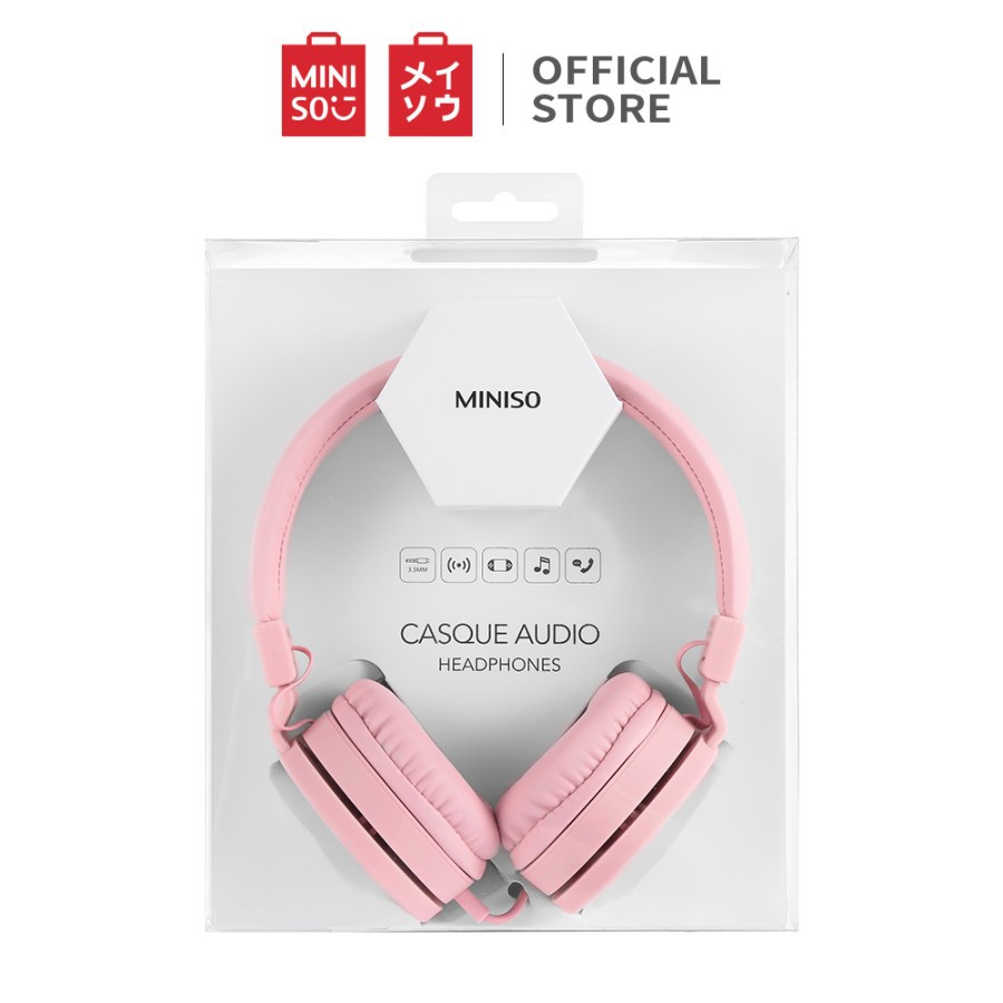 HEADPHONE MINISO QUALITAS JEPAN/MINISO HEADSET ORIGINAL CASQUE AUDIO