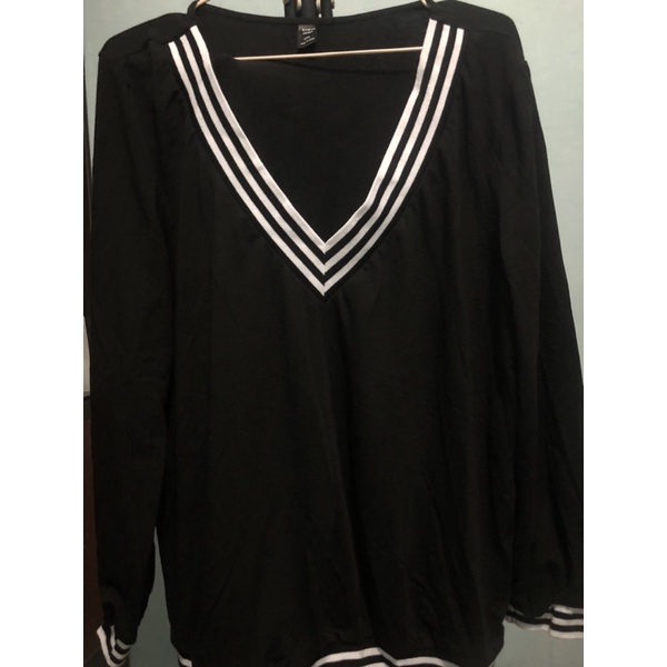 [NEW] Vneck Oversize Sweater Wanita by shein