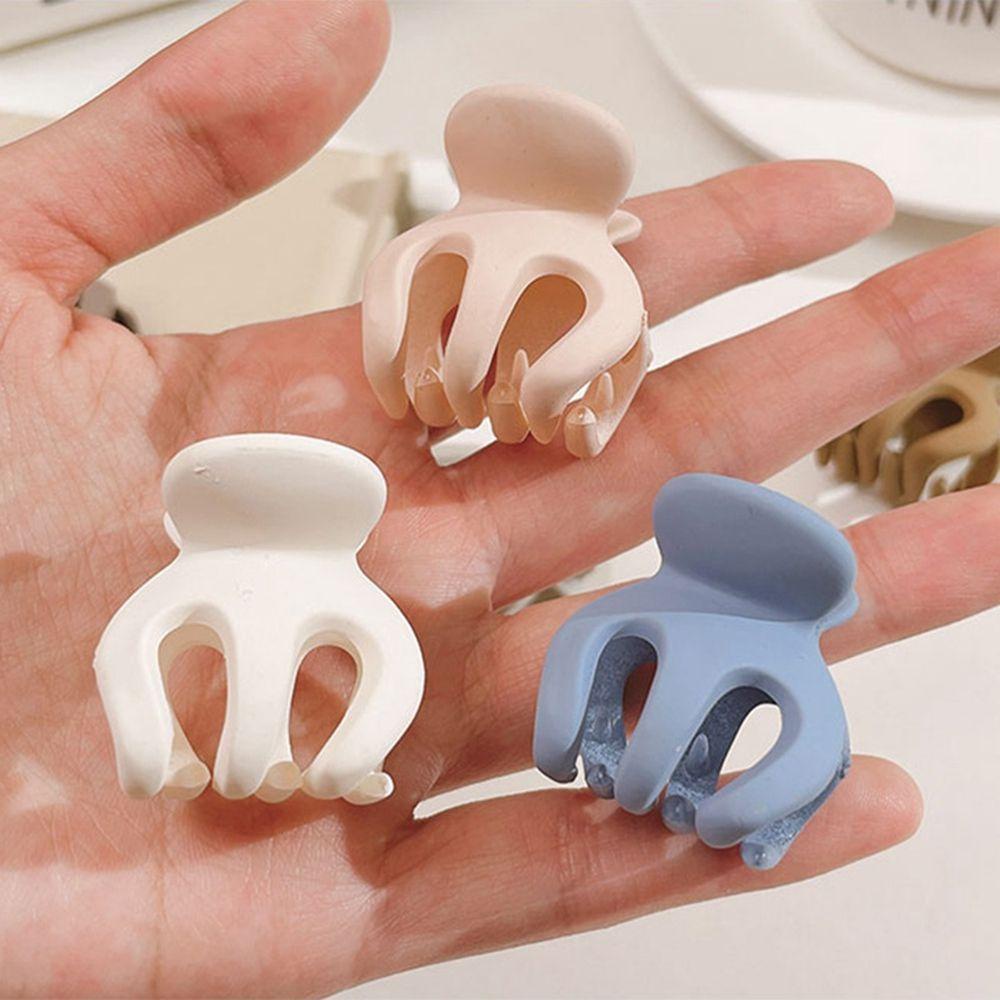 Needway   Gadis Jepit Rambut Lucu Elegan MIni Jepit Rambut Wome Hair Claw Black Pumpkin Hairpin Small Hair Claw