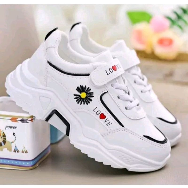 TmO - 8.8 Sale Sepatu wanita fashion sneakers JintuFlowers/sepatu sneakers tali dan repet trendy termurah bisa cod kekinian/sepatu wanita jalan santai trendy/sepatu wanita sneakers santai jalan trendy