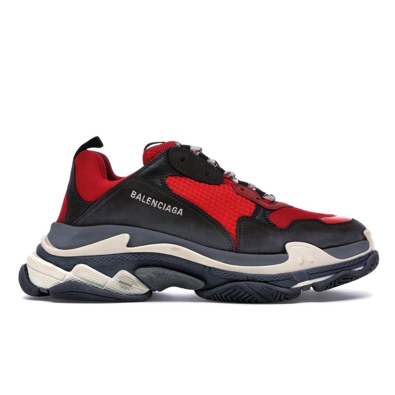 Sneakers Balenciaga Triple S Sneaker 'Black Red' 2018 Made in Italy