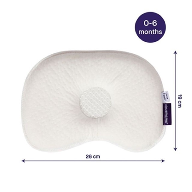 Clevamama Clevafoam Infant Pillow - Banyal bayi anti peyang