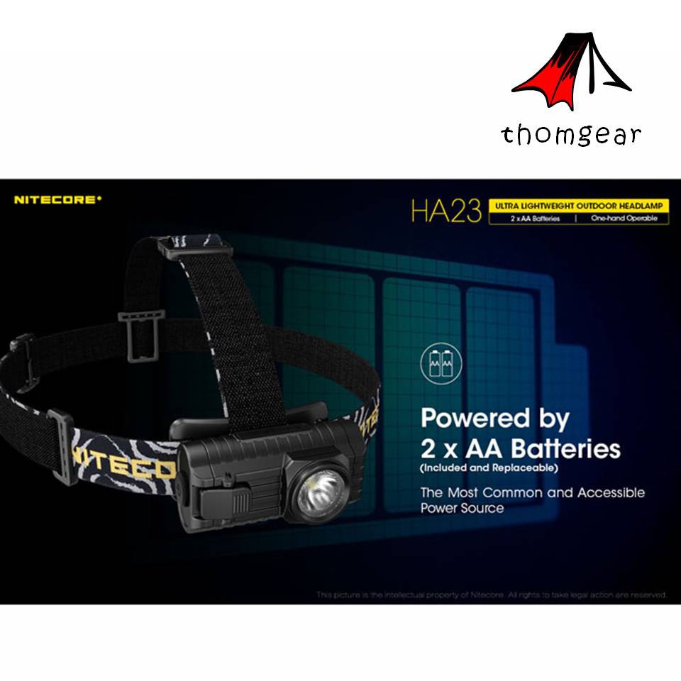 Headlamp Nitecore Ha23 Headlamp Senter Kepala Led Cree Xp-G2 S3 250 Lumens Jm Thomgear Paiton