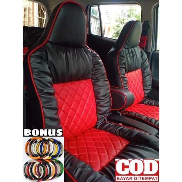 sarung jok MOTIF SOFA Calya,Sigra, Avanza, Xenia, Rush, Inova, Avanza, full set