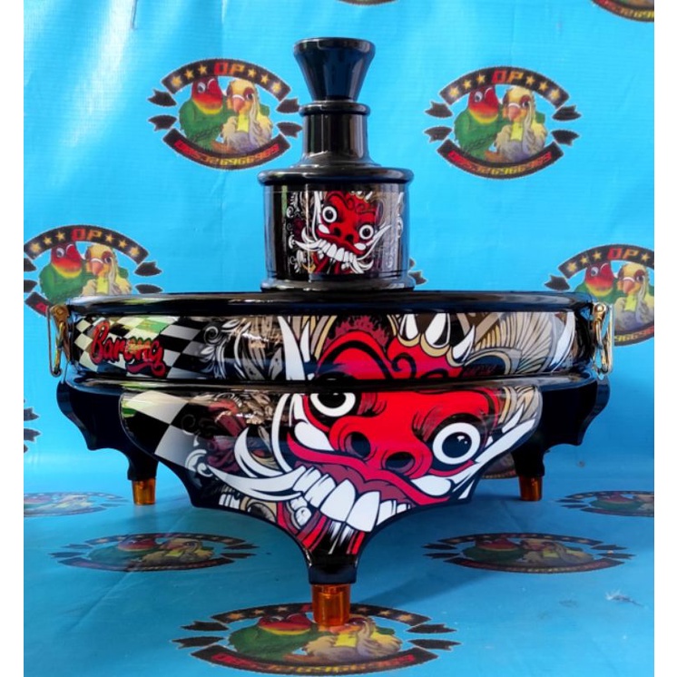 Tebok pvc sangkar lovebird batman semok tebal dan anti kropos