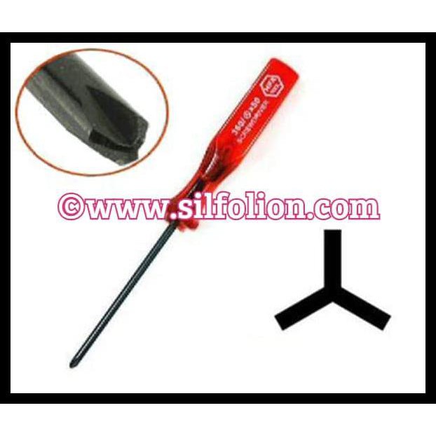 Obeng Screwdriver Triwing Y Tip Nintendo Switch Wii NDS Gameboy KOMPLIT