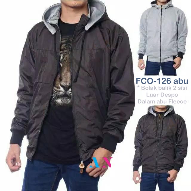 AA1 - Jaket Hoodie Fleece Tebal Cowok Pria || COD || Who Care You