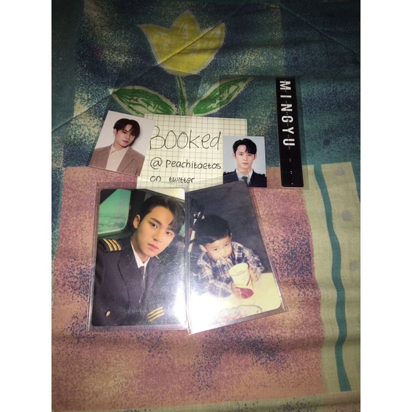 [BOOKED] pc mingyu pilot set