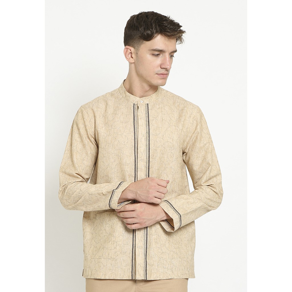 JOBB TANUF BAJU KOKO LINEN LOOK - KHAKI