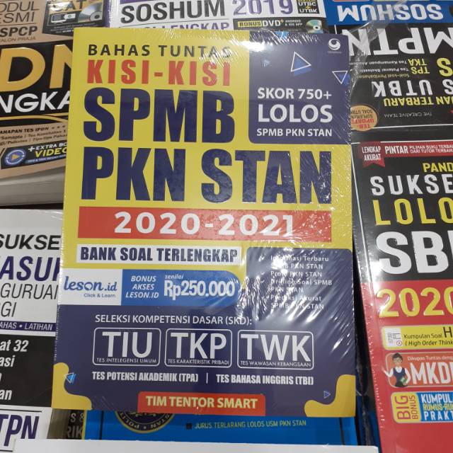 Buku Latihan Soal Bahas Tuntas Kisi Misi Spmb Pkn Stan 2020 Terbaru Grasindo Shopee Indonesia