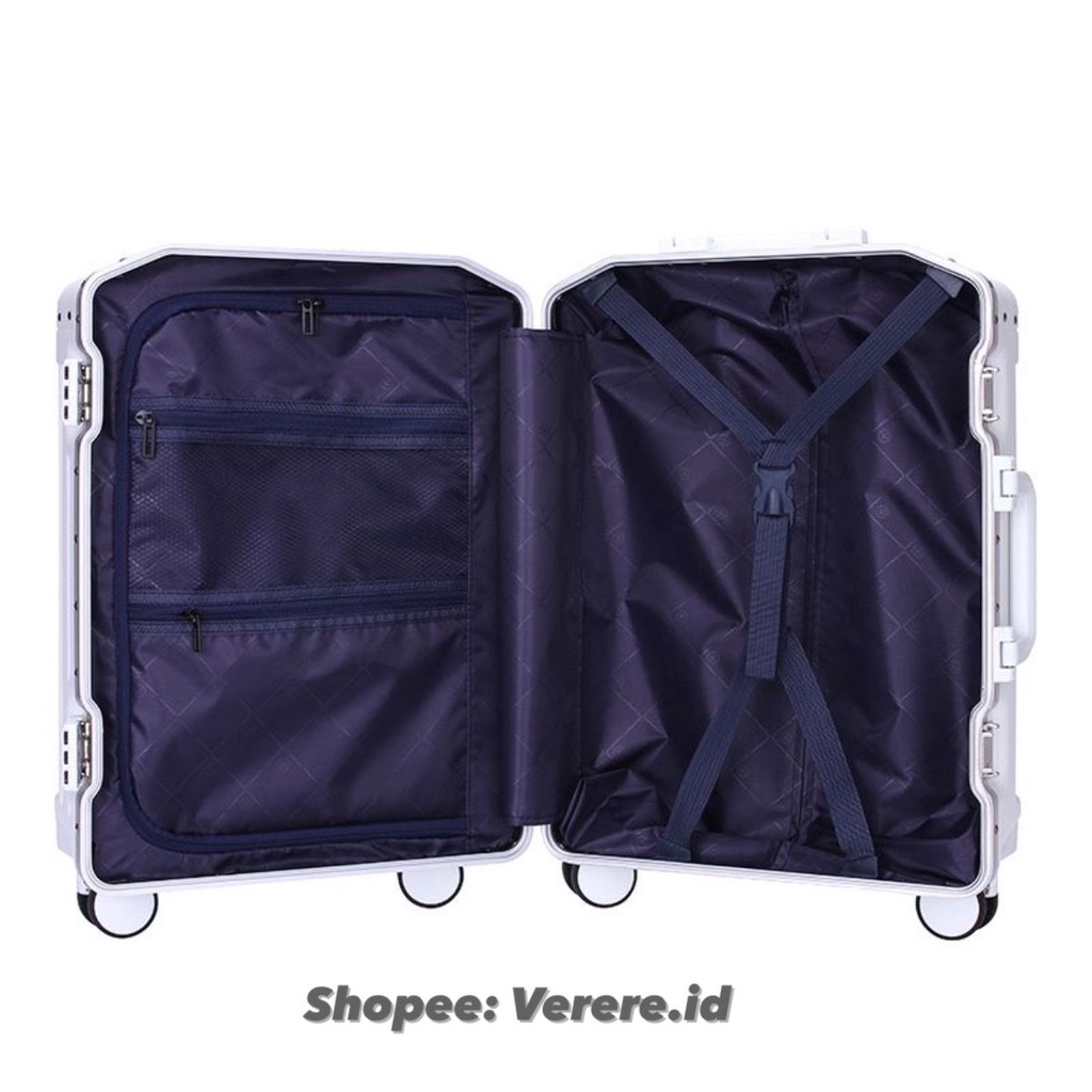 Koper Parkson FREYA Series TSA Lock Cabin 20 Inch dan Bagasi 24 Inch Alumunium Frame SuitCase