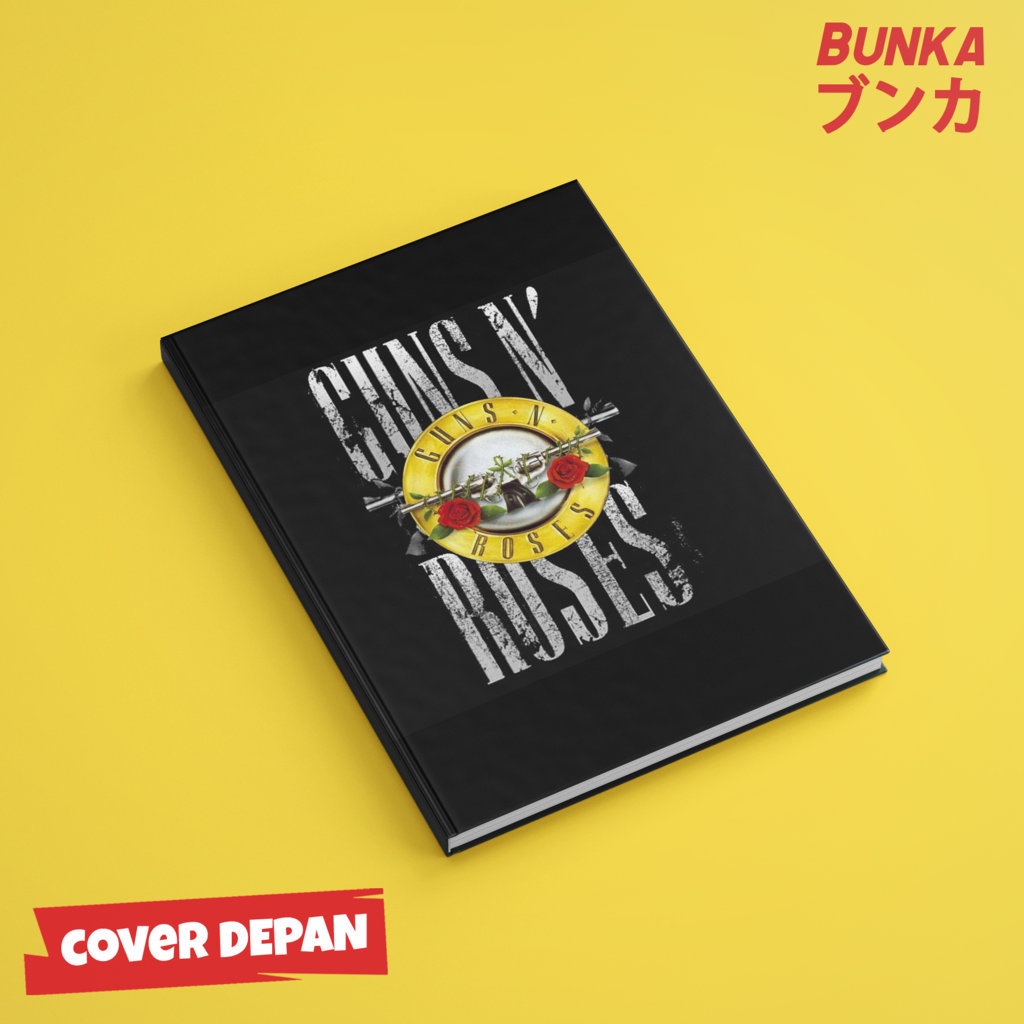 

Notebook 80's Band Gun N Roses 2 Hardcover A5 Buku Tulis Catatan Notes Agenda Planner Jurnal