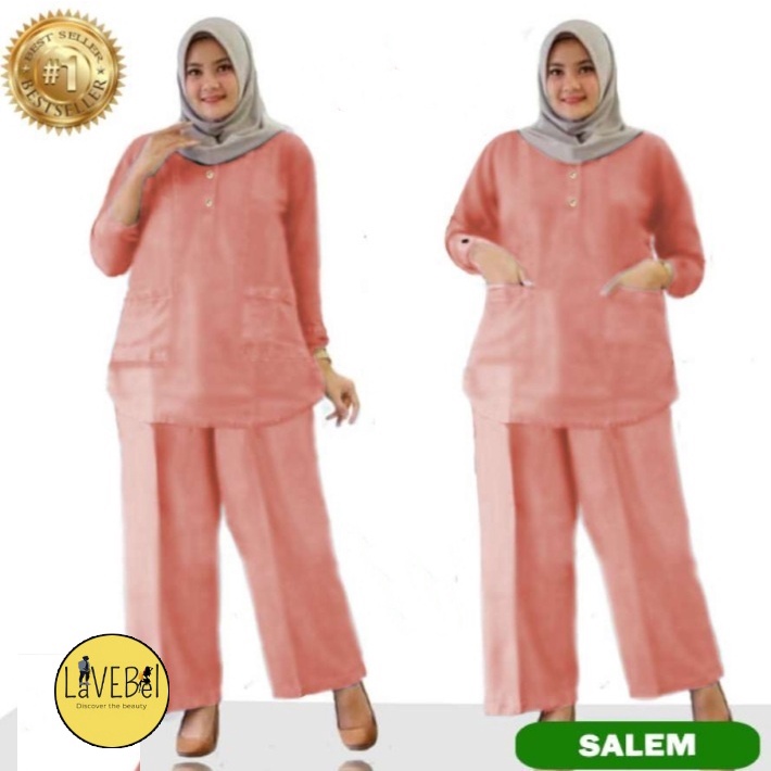 LVB Setelan Wanita Muslimah DIANA /DIAN/Baju Wanita Jumbo/Celana Panjang/Set Perempuan Muslim/GRATIS ONGKIR &amp; COD/11864 11864 11872/ Lavebel