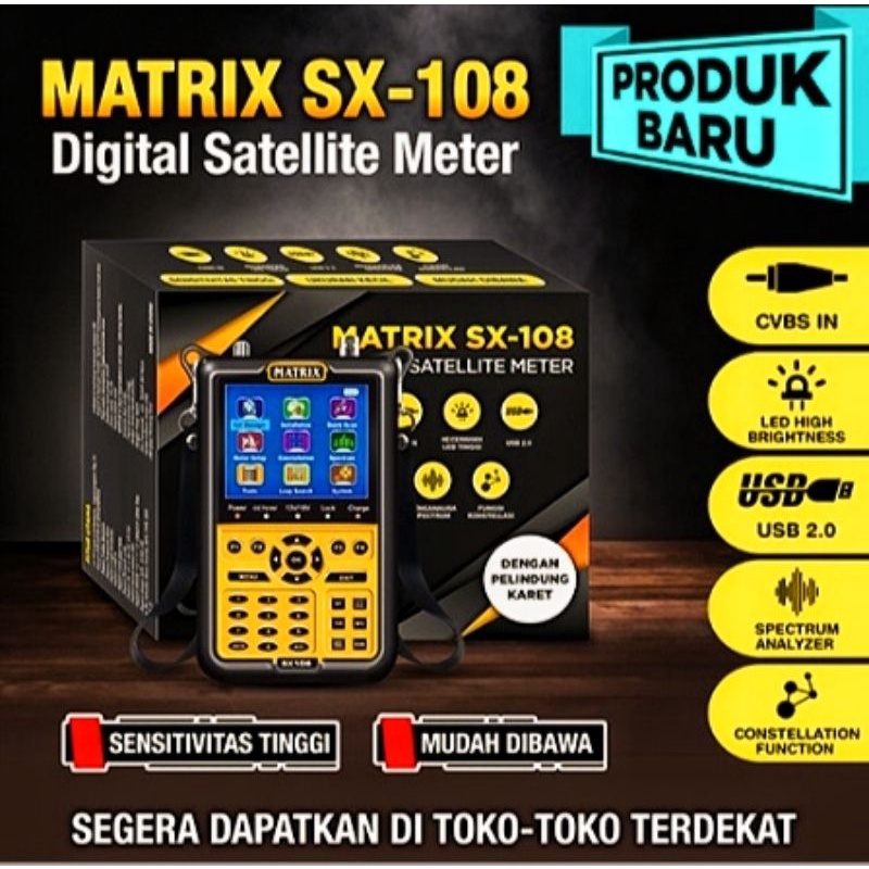 SATFINDER SATELLITE METER MATRIX SX 108