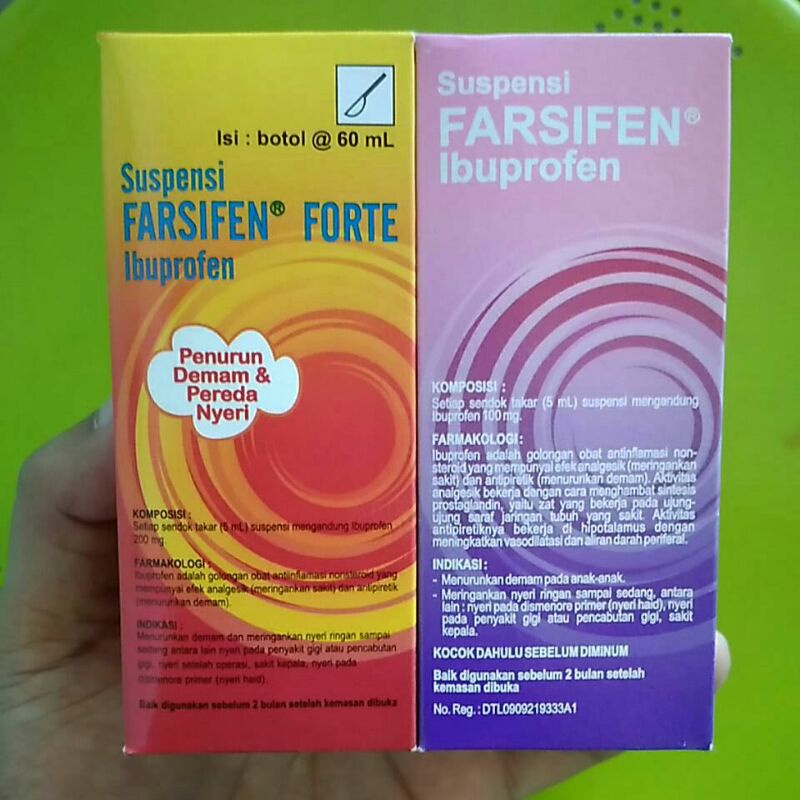 FARSIFEN® 60 mL (Obat Penurun Panas, Sakit Kepala, Sakit Gigi)